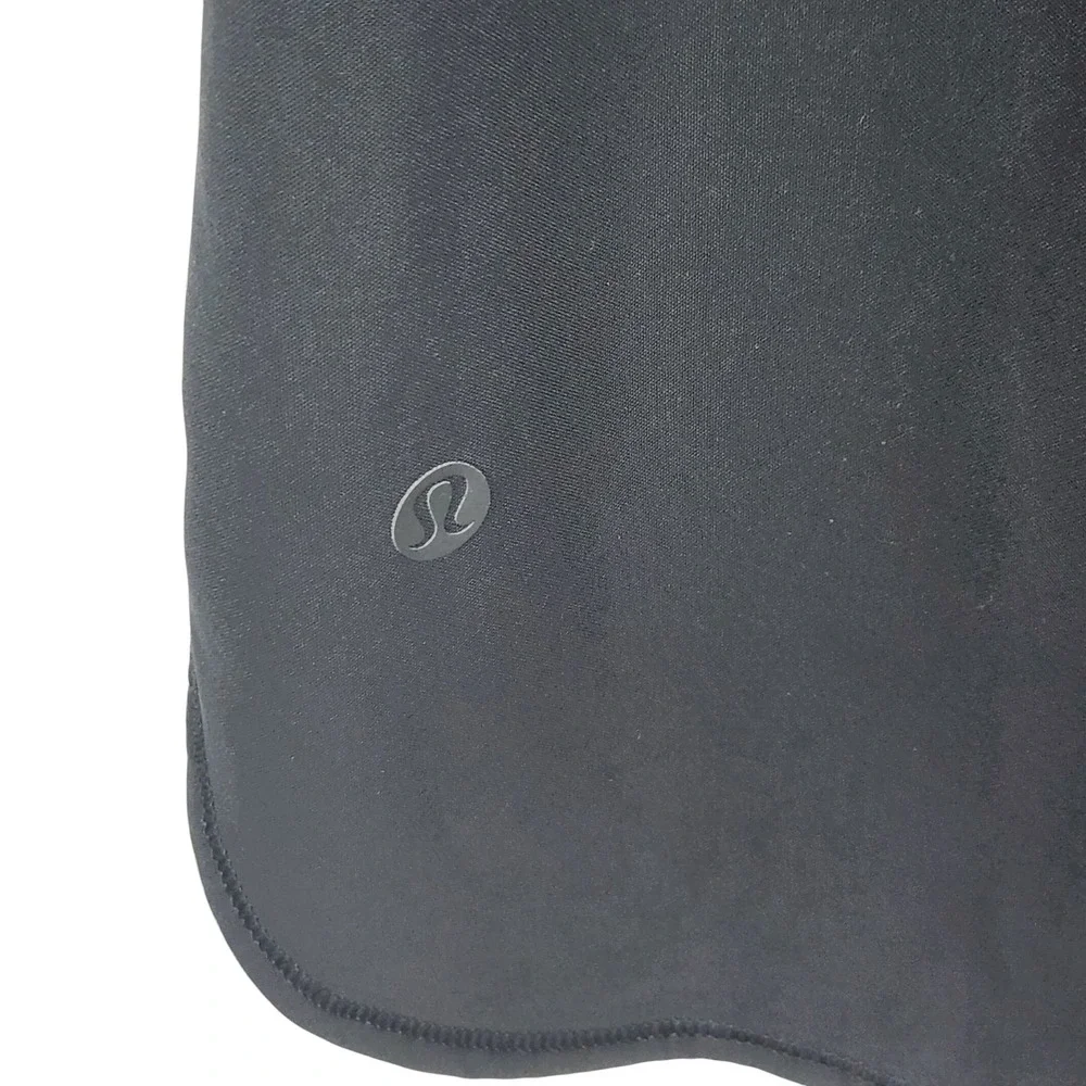 Lululemon On The Fly Skirt Womens Size 6 Black Casual Pockets Drawstring‎